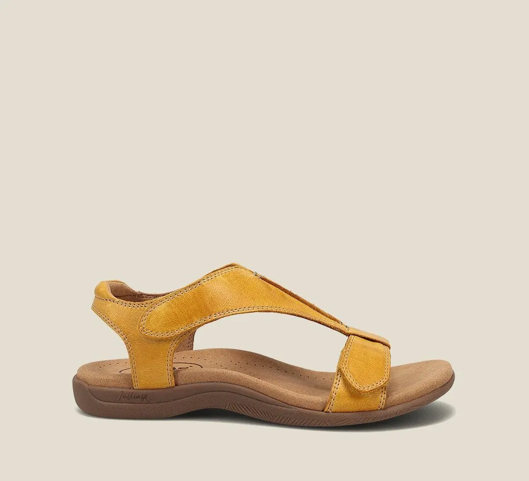 [#1 TRENDING SUMMER 2023] "The Show" Leather Adjustable Orthopedic Sandals