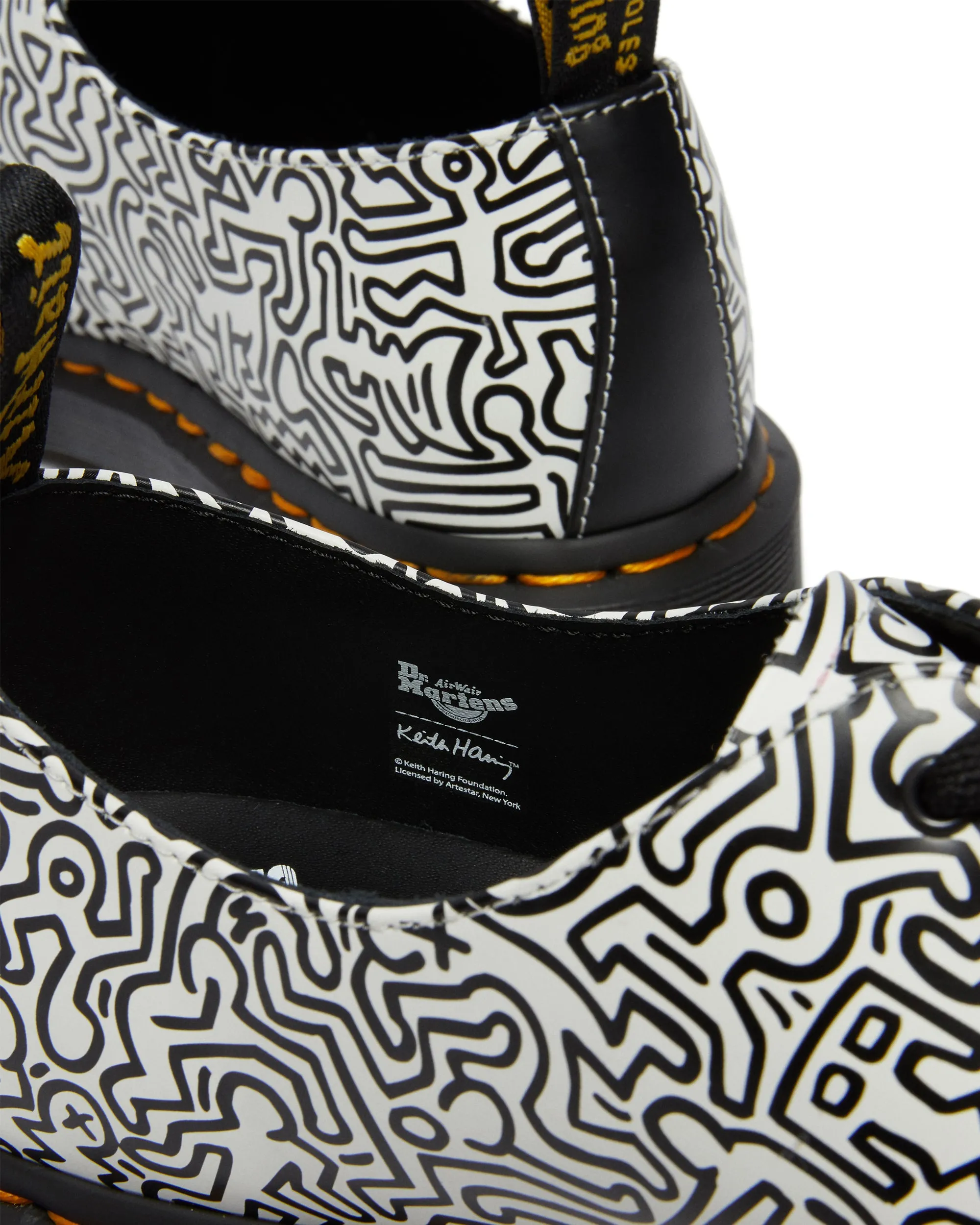 1461 KH FIG BLACK WHITE KEITH HARING FIG OXFORD