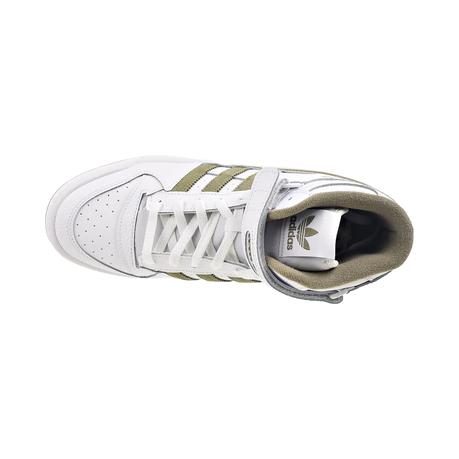 Adidas Originals Forum Mid Men's Shoes White-Orbit Green