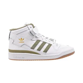 Adidas Originals Forum Mid Men's Shoes White-Orbit Green