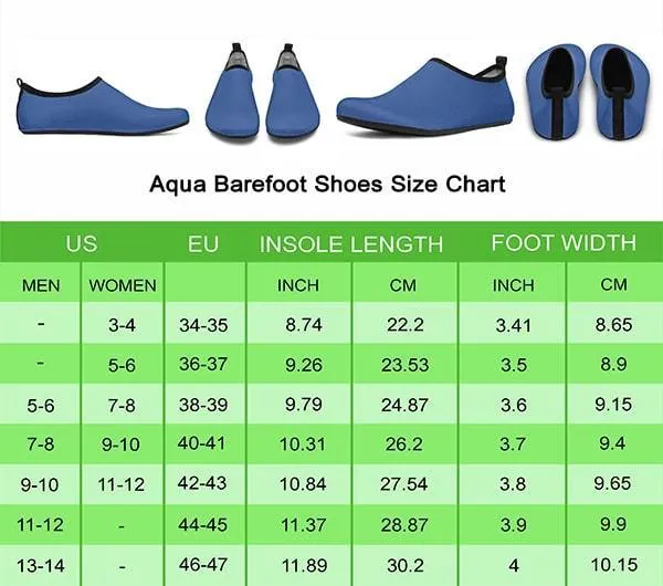 Adorable Horse Aqua Barefoot Shoes