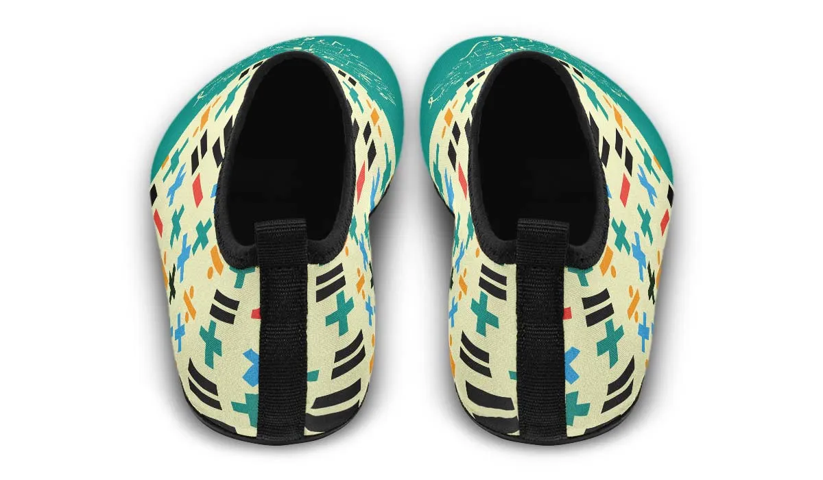 Adoring Math Aqua Barefoot Shoes