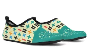 Adoring Math Aqua Barefoot Shoes