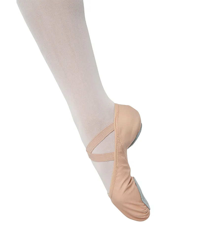 Adult Leather Stretch Split Sole Ballet Shoe