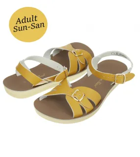 Adult  Mustard Boardwalk Sandal  by Sun-San