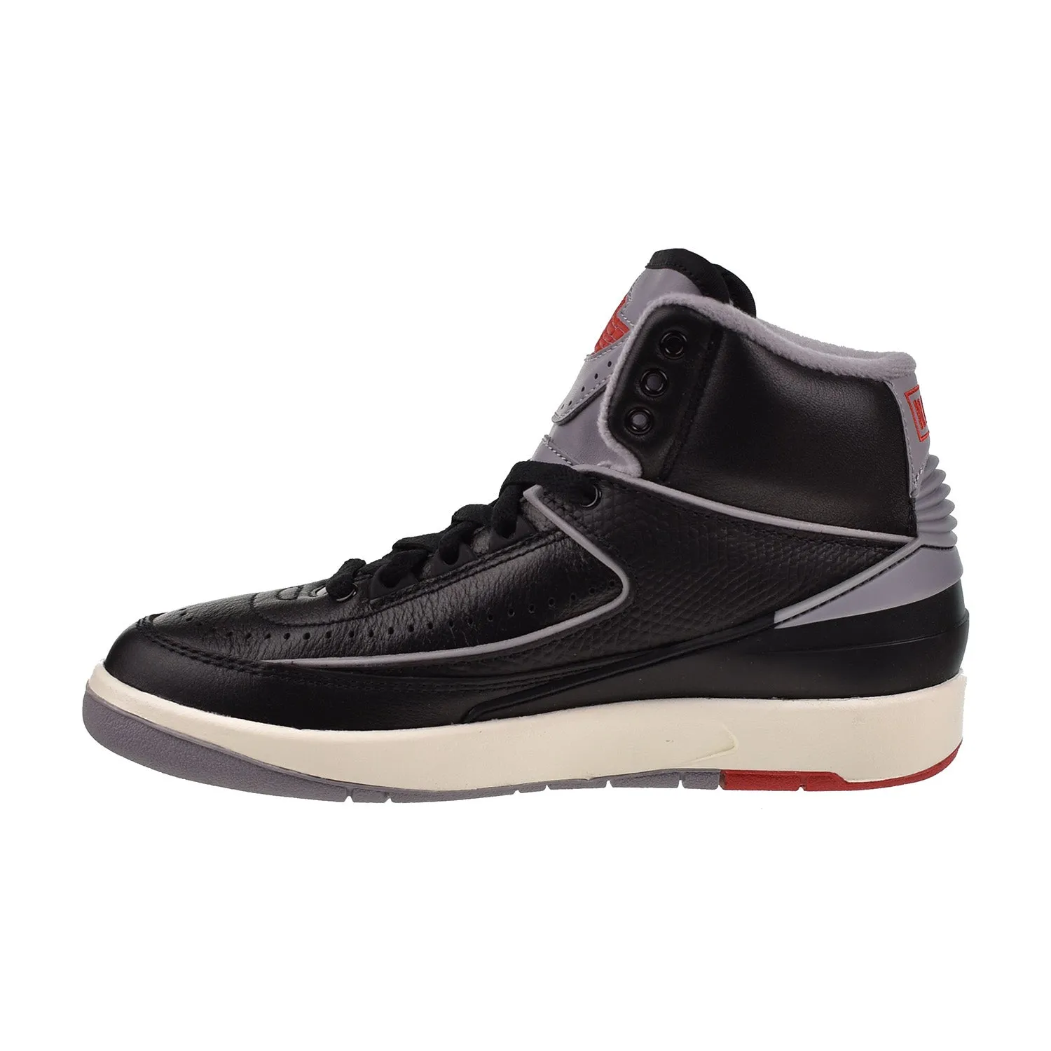 Air Jordan 2 Retro (GS) Big Kids' Shoes Black-Cement Grey