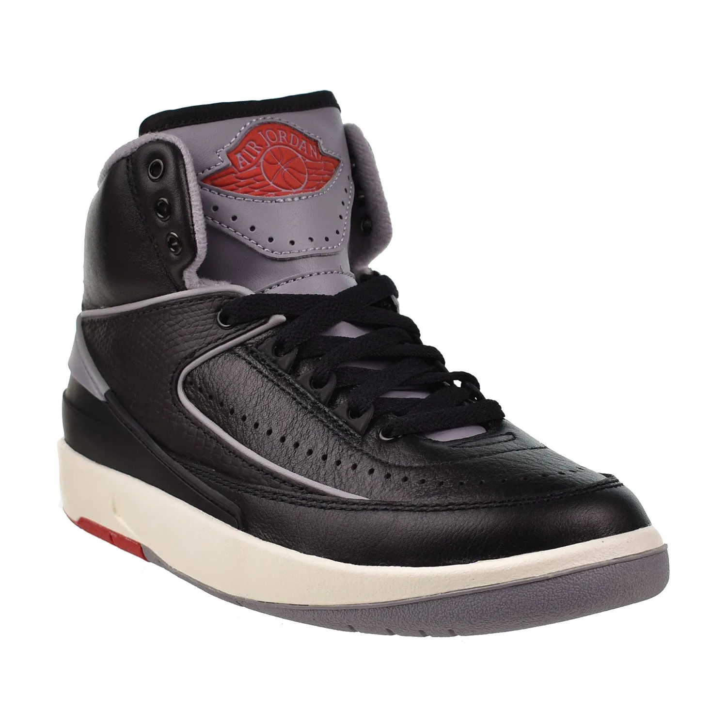 Air Jordan 2 Retro (GS) Big Kids' Shoes Black-Cement Grey