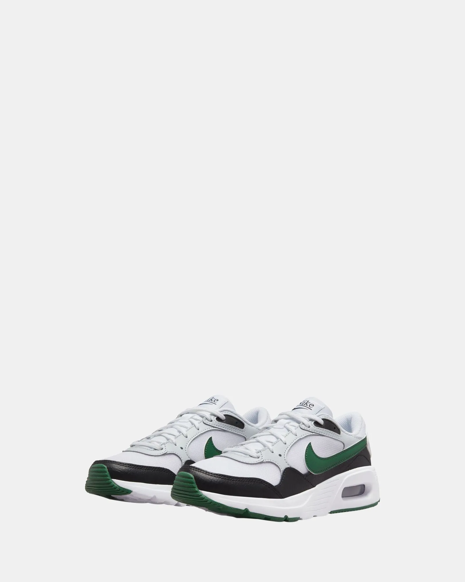 Air Max Grade School White/Gorg Green/Black