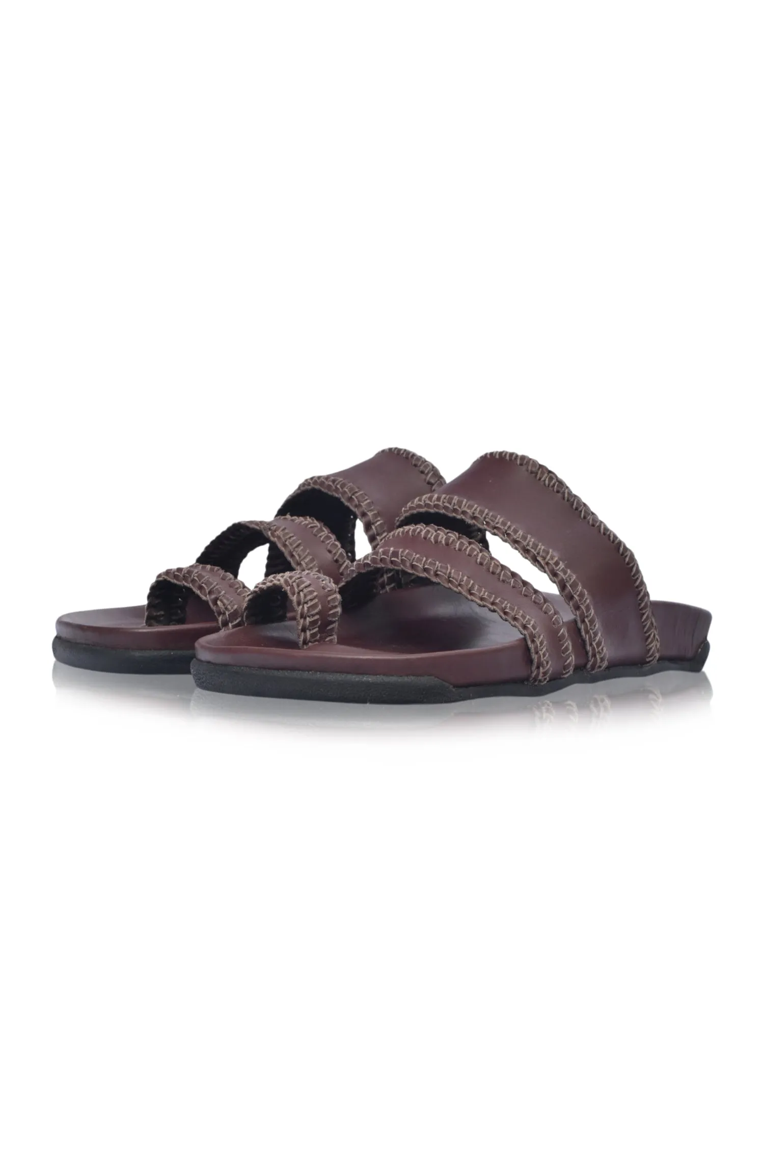 Amigo Leather Slides