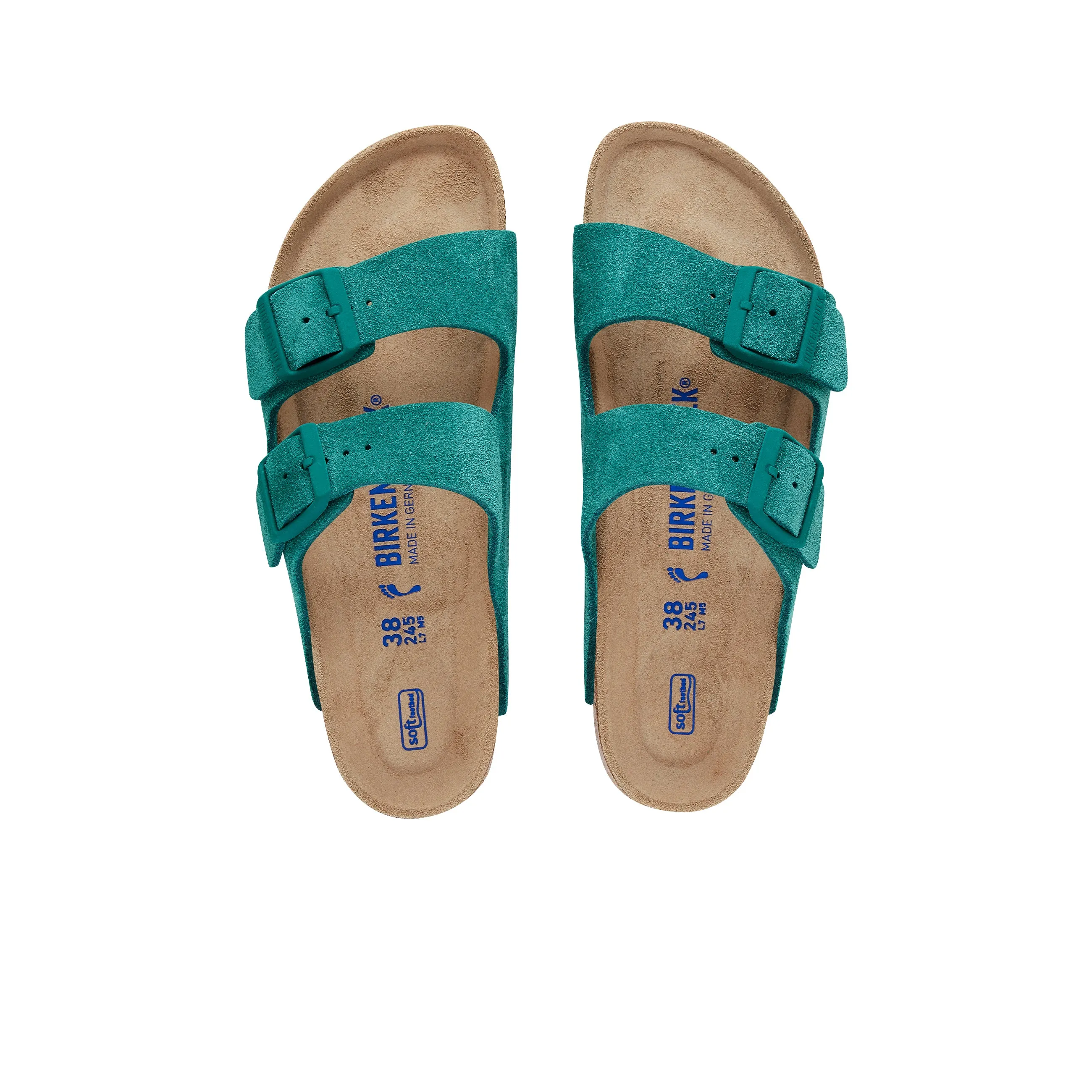 Arizona SFB Dark Teal Suede Leather