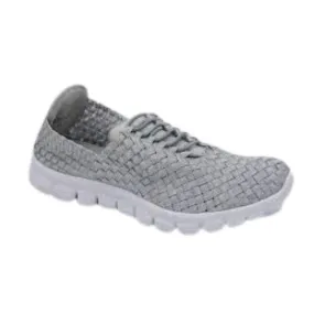 Optimized Comfort Pewter Breeze Walking Shoe