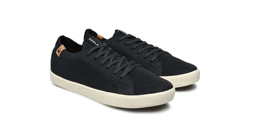 Cannon Knit II Women's Recycled PET Sneakers | Black