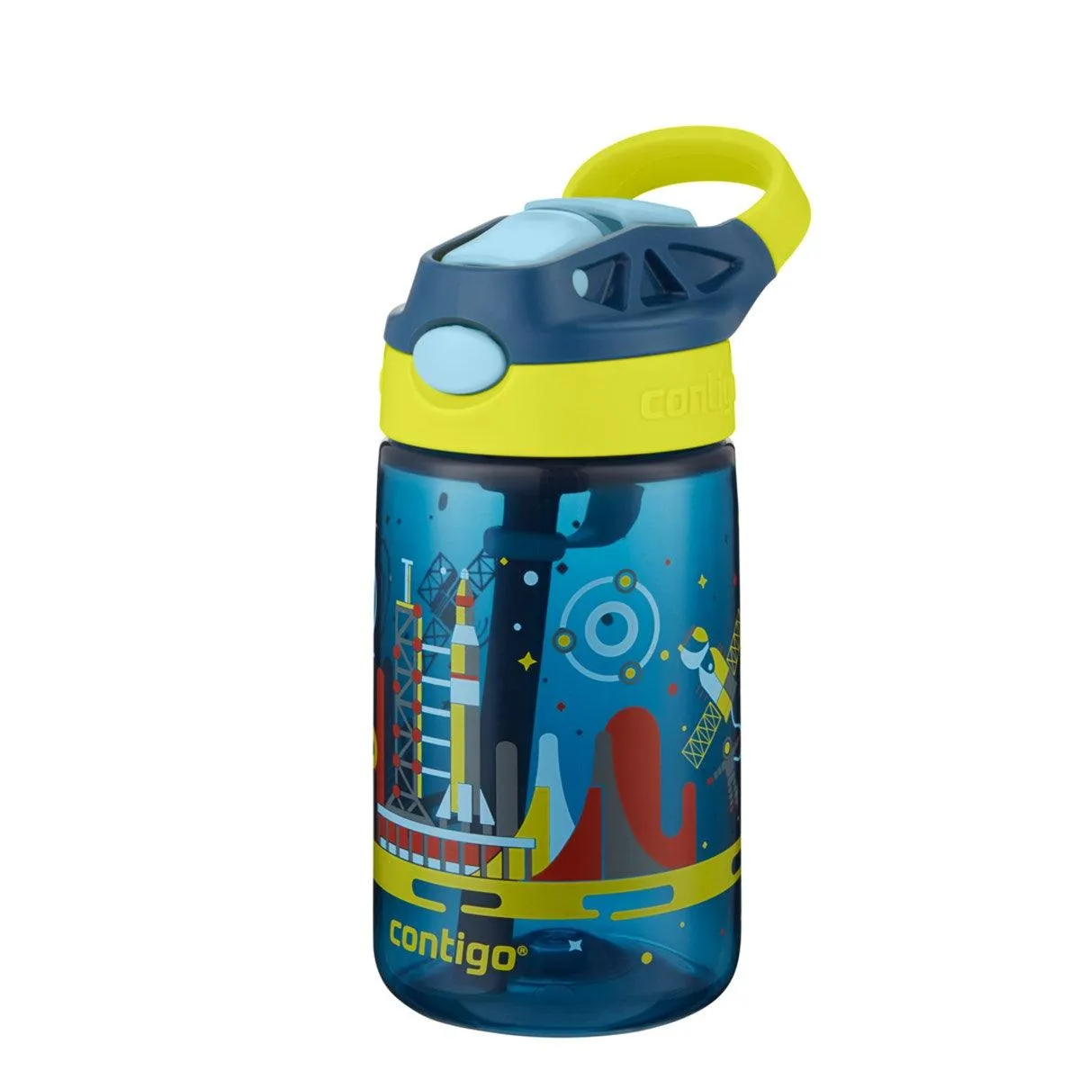 Contigo Gizmo Flip Uzay Tritan ocuk Suluu 420ML Mavi