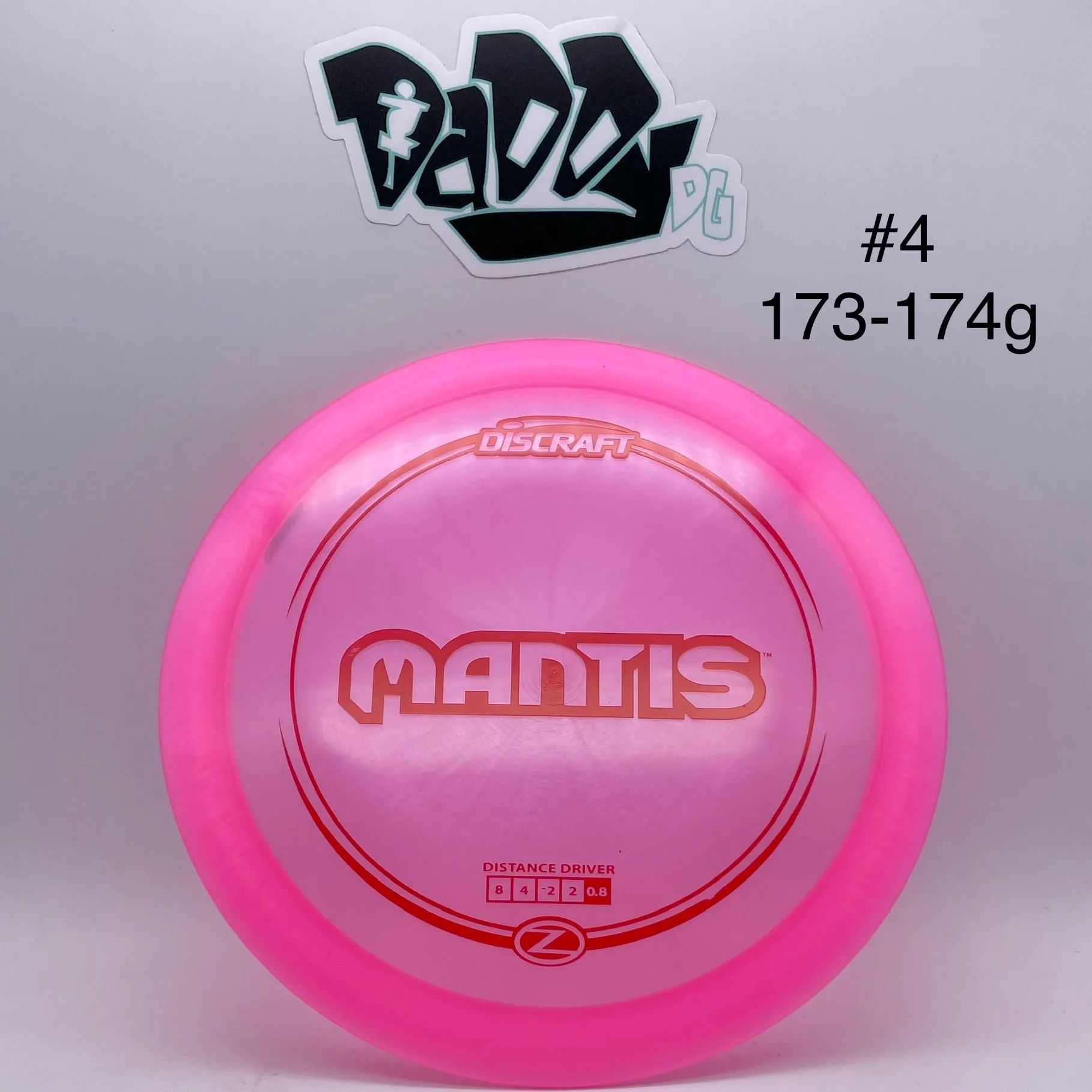 Discraft Mantis Z Distance Driver