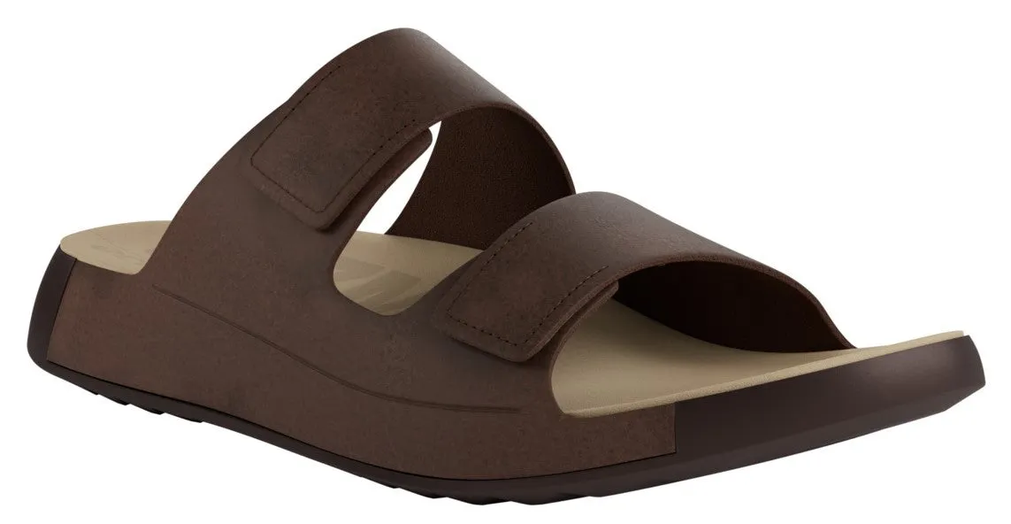 Ecco 500904-02667 2nd Cozmo Mens Two-Strap Slide Sandal