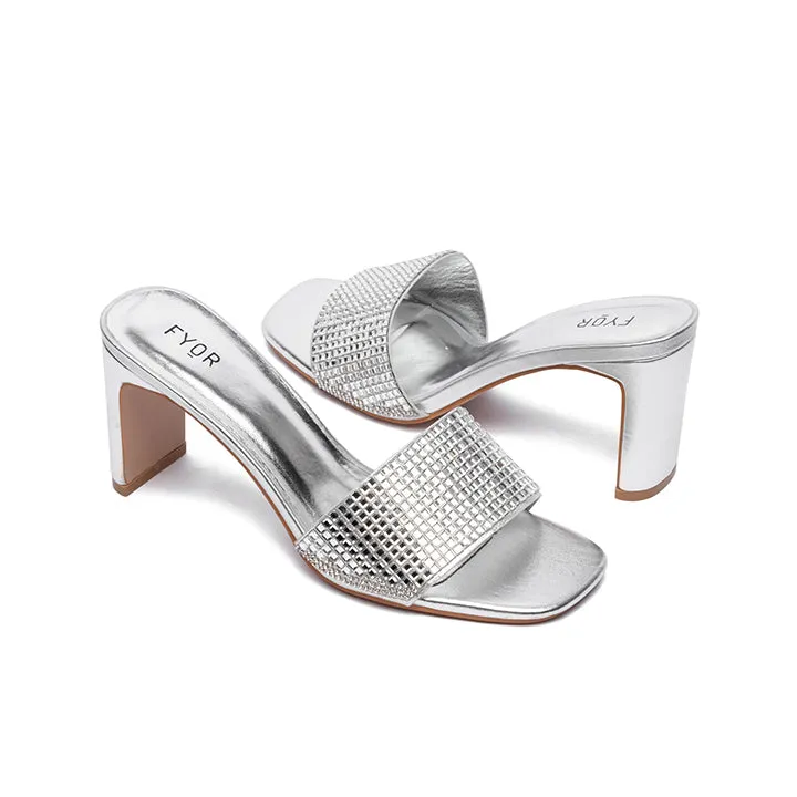 Embellished Square Toe Sandal HL 100