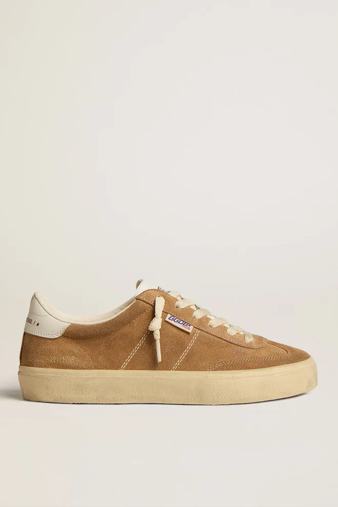 Golden Goose Soul-Star Suede Sneaker in Tobacco