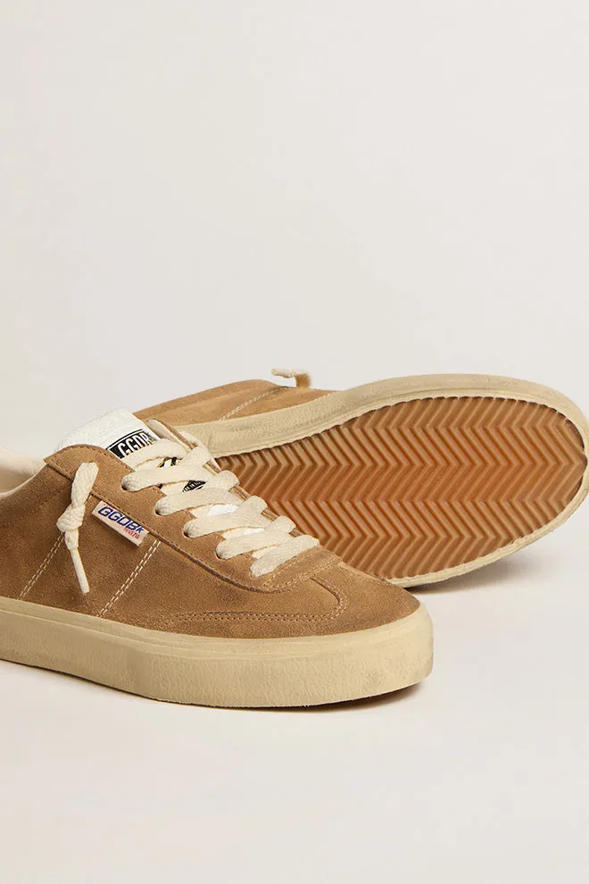 Golden Goose Soul-Star Suede Sneaker in Tobacco