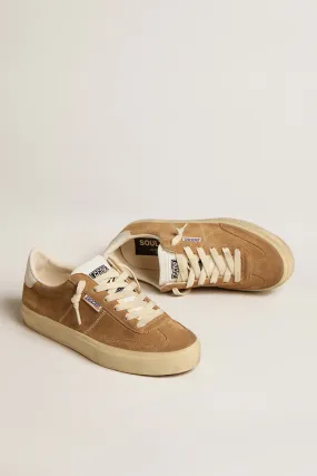 Golden Goose Soul-Star Suede Sneaker in Tobacco