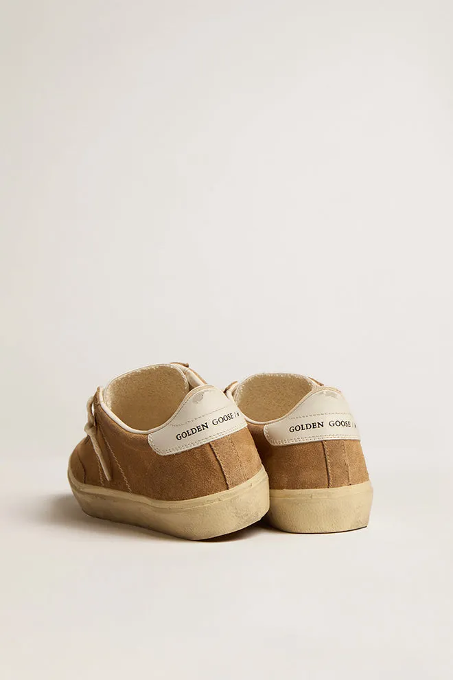 Golden Goose Soul-Star Suede Sneaker in Tobacco