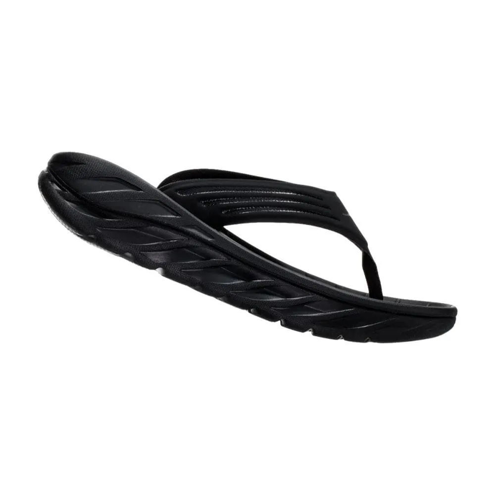 HOKA ONE ONE W ORA RECOVERY FLIP-BLACK / DARK GU