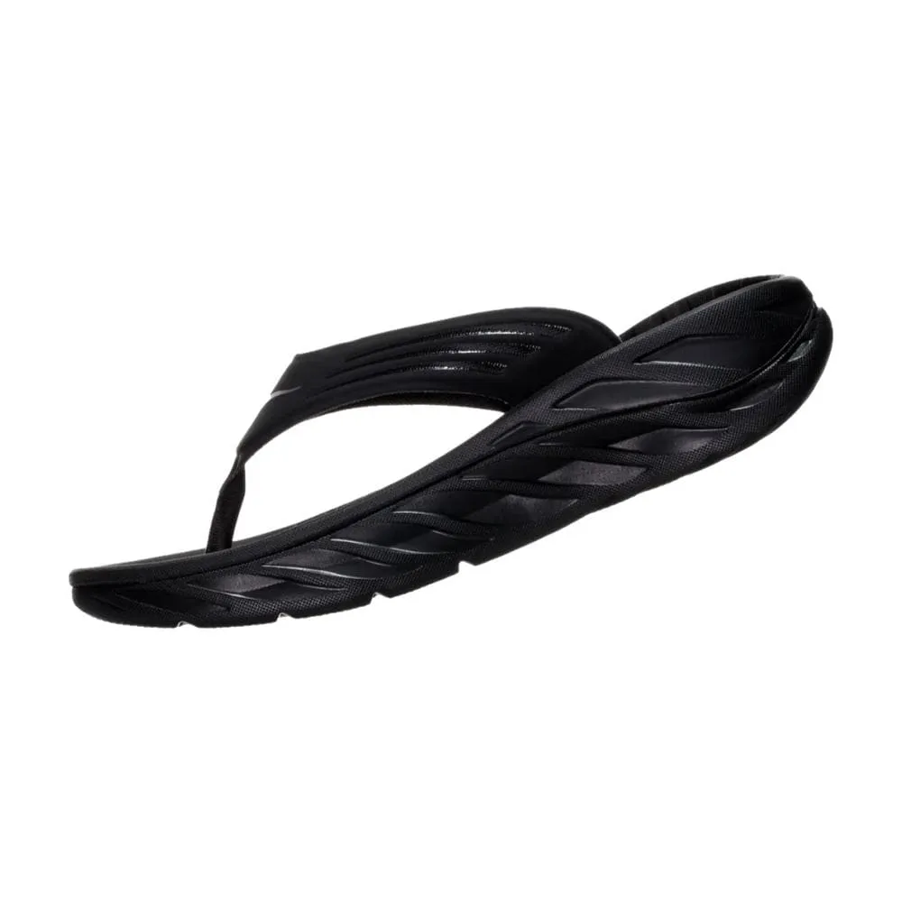 HOKA ONE ONE W ORA RECOVERY FLIP-BLACK / DARK GU