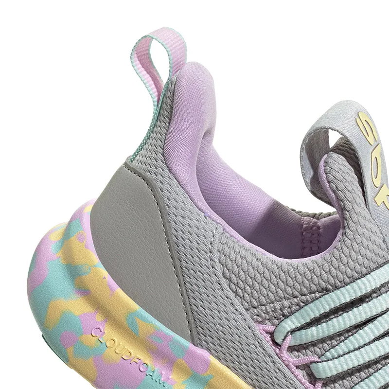 Kid's Preschool Lite Racer Adapt 7.0 Grey/Flash Aqua/Lilac