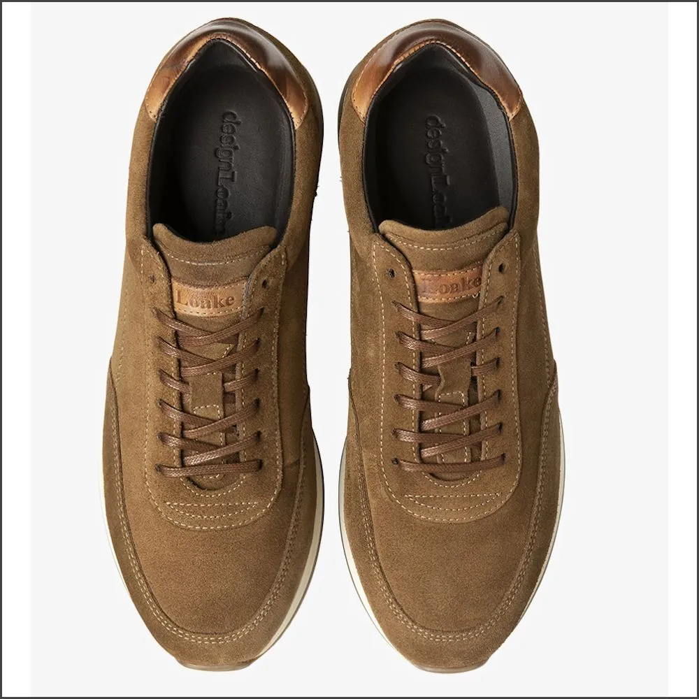 Loake Bannister Tan Suede Trainer*