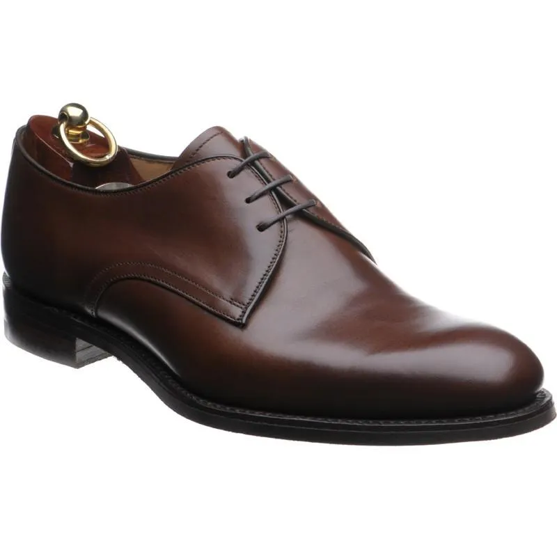 LOAKE Gable Plain Tie shoe - Dark Brown calf