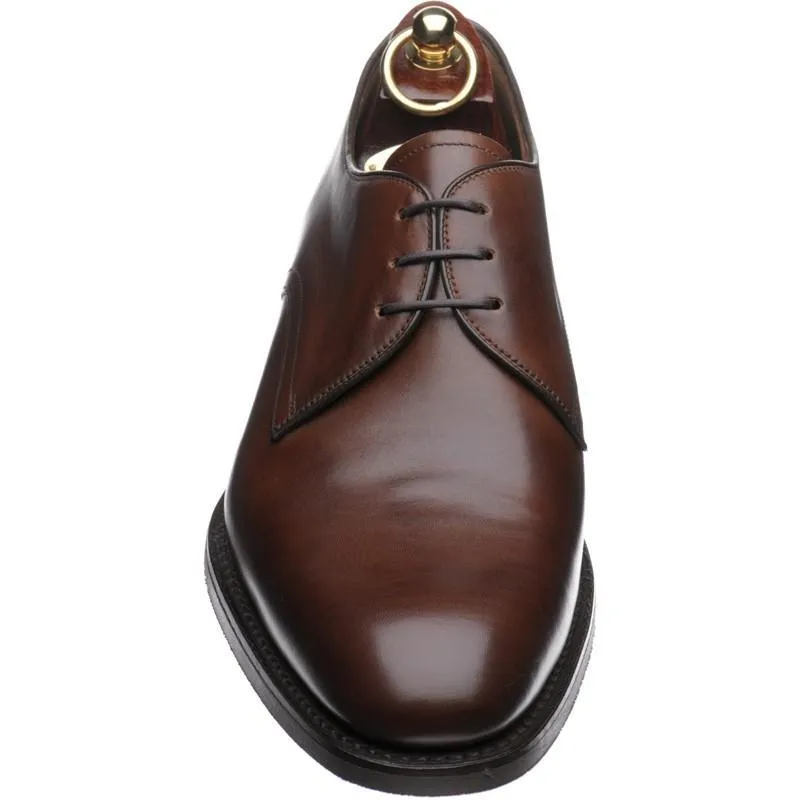 LOAKE Gable Plain Tie shoe - Dark Brown calf