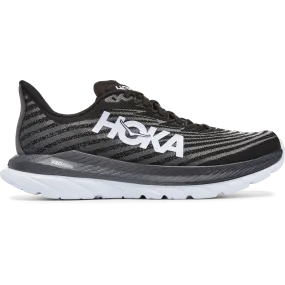 Men's Hoka One One Mach 5, Black/Castlerock, 10 2E Wide