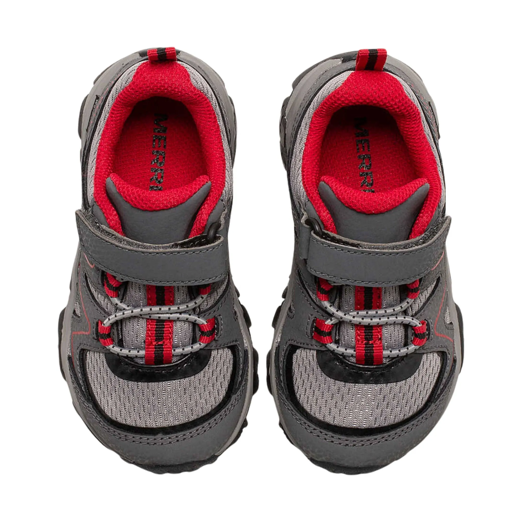 Merrell Little Kids' Trail Quest Jr. Shoes - Grey/Black/Red