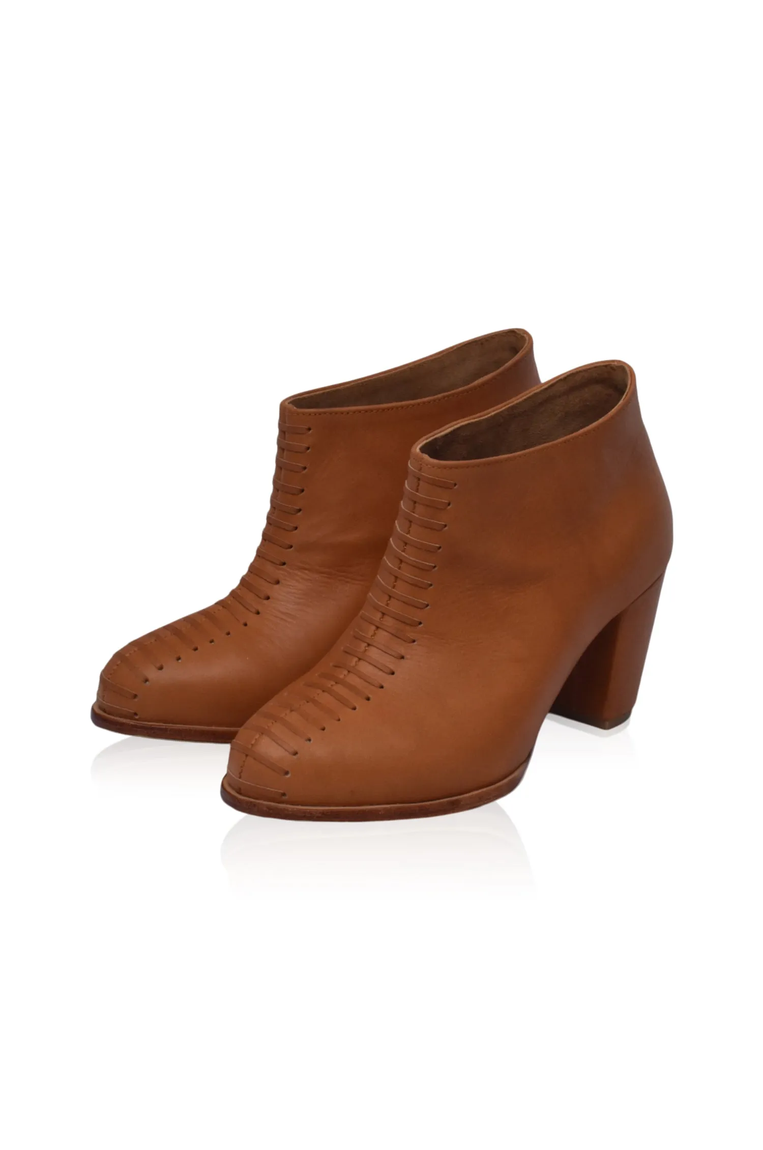 Monte Carlo Leather Booties