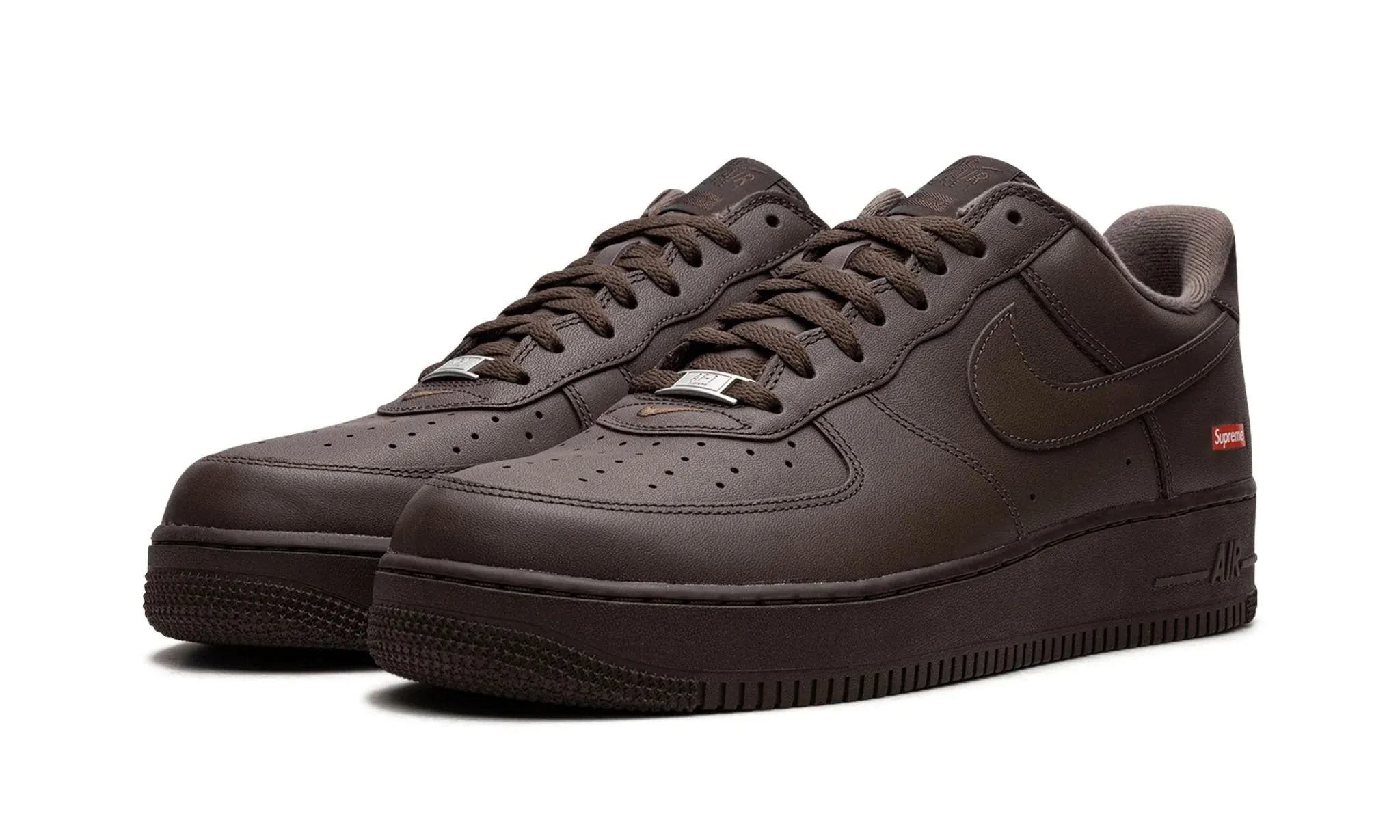 NIKE X SUPREME AIRFORCE 1 BAROQUE BROWN