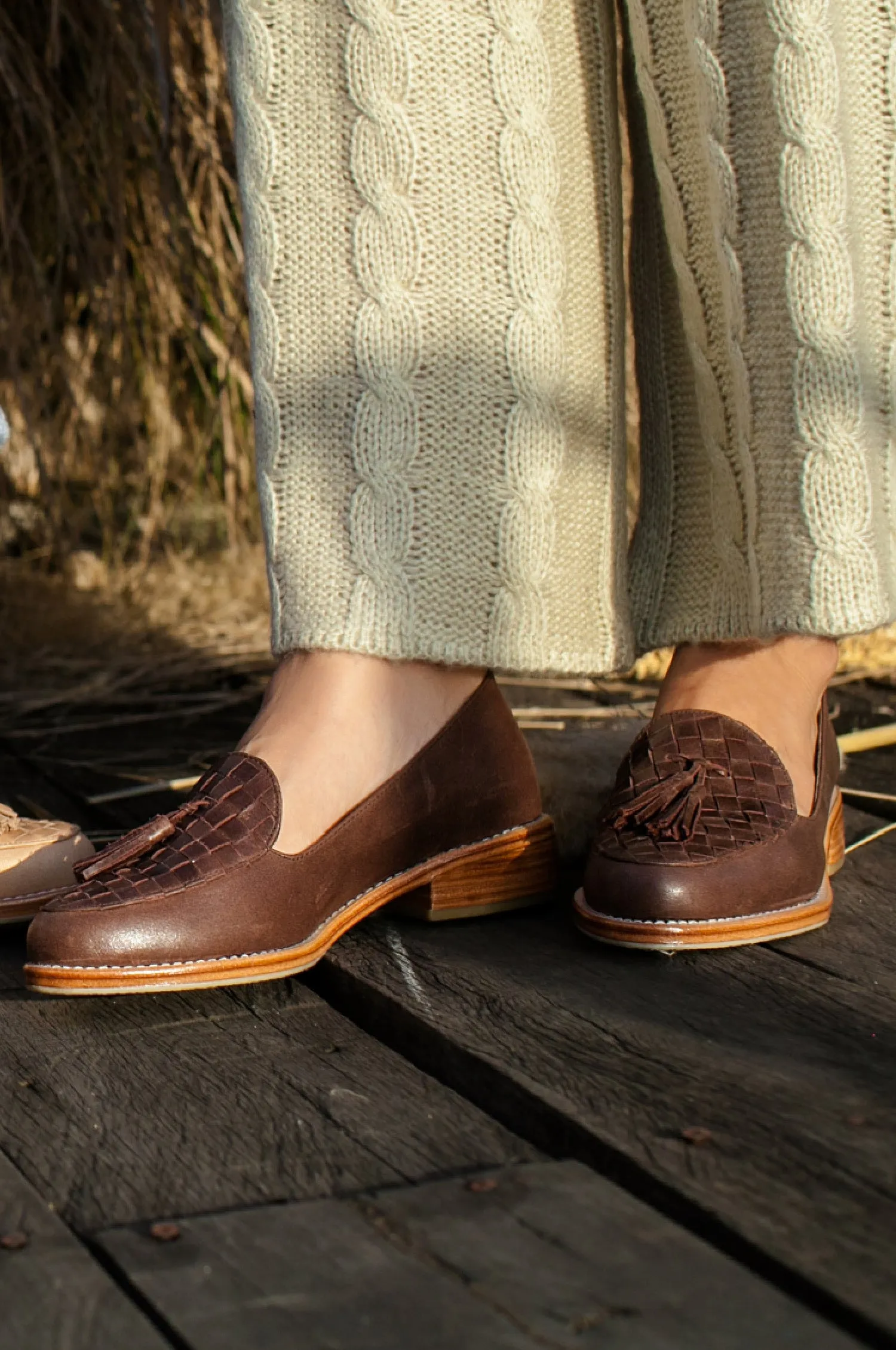 Nikita Woven Leather Loafers