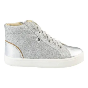 Old Soles silver sparkle Glam Argent Ring Shoe high top sneakers