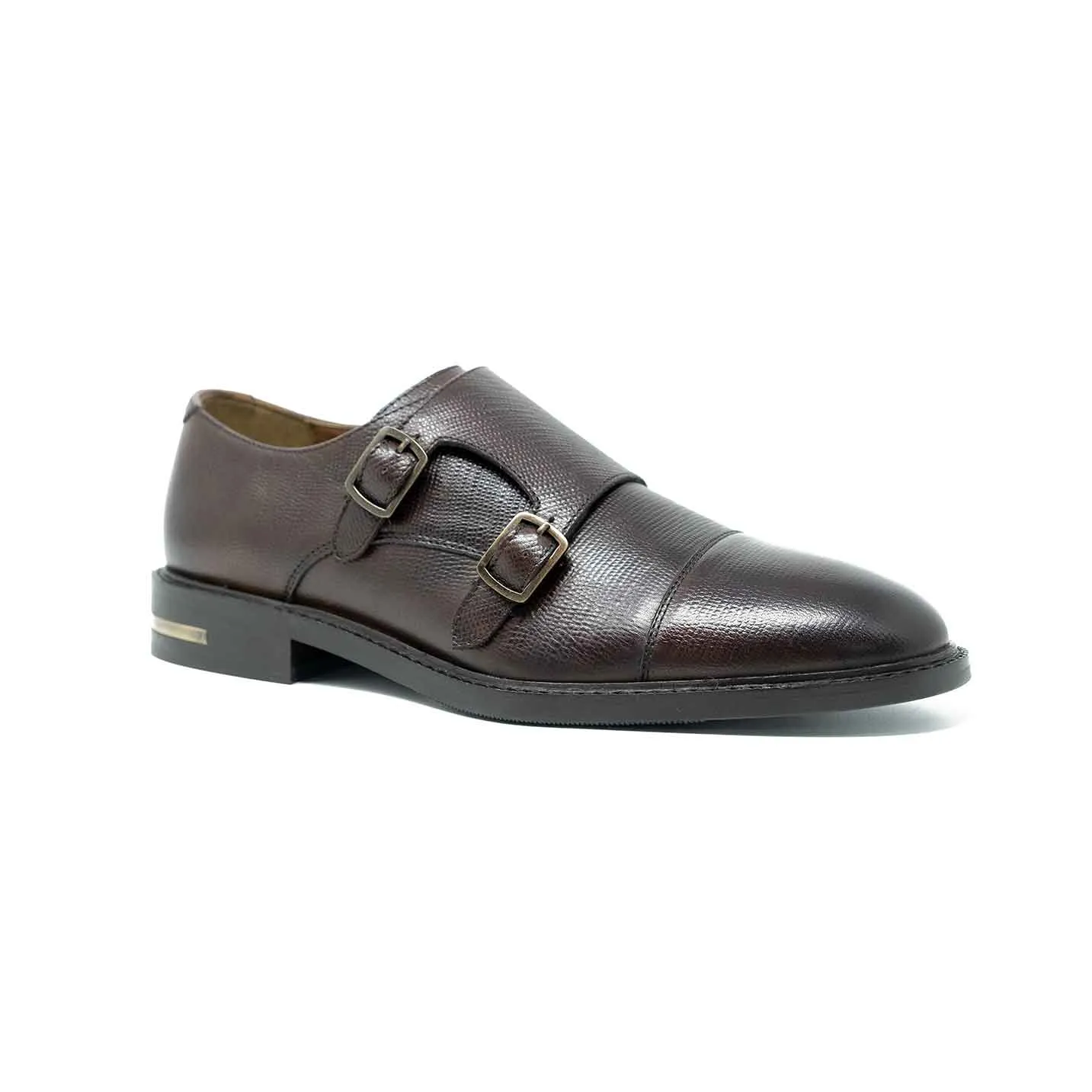 Oliver Etched Monk Strap Shoes