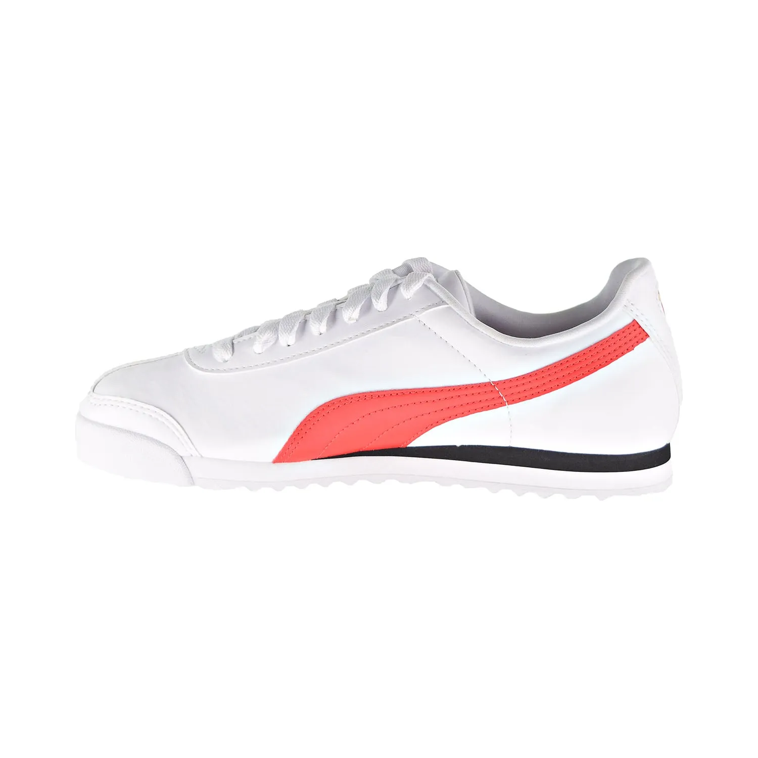 Puma Roma Basic  Men's Shoes Puma White-High Risk Red