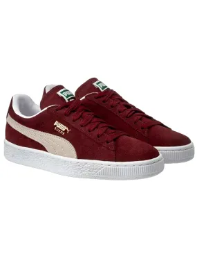 Puma Suede Classic men's sneakers shoe 352634 75 dark red