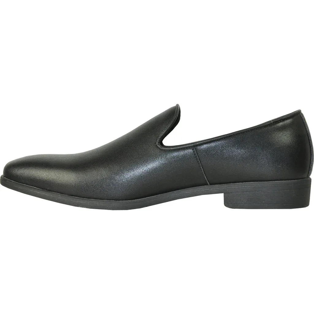 "Galileo" Black Matte Tuxedo Shoes