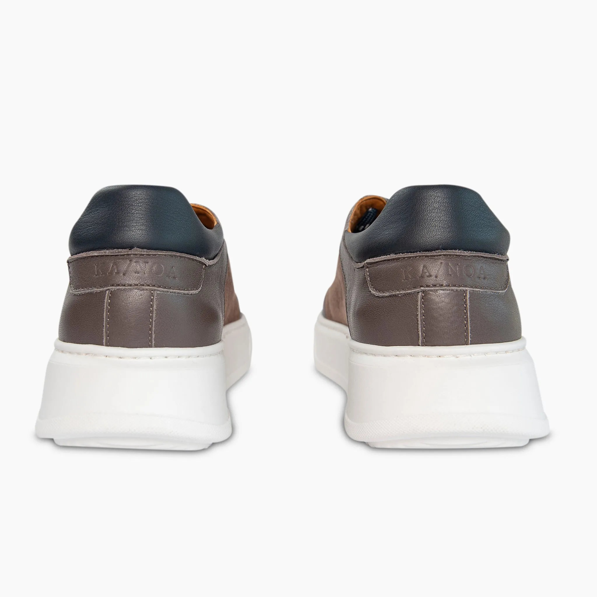 RUN suede leather sneaker