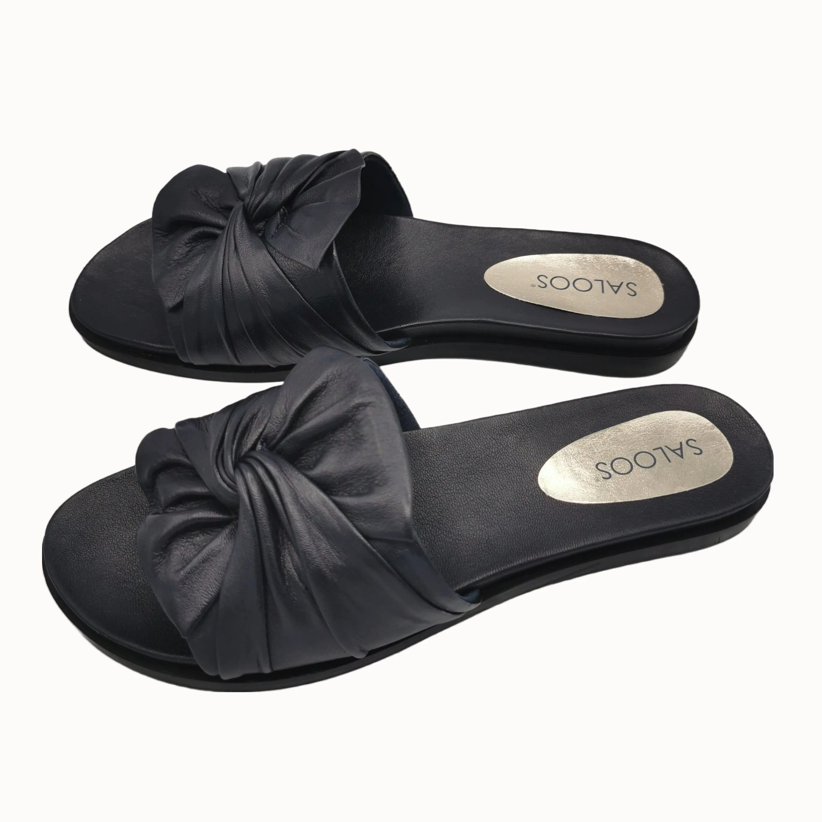 Saloos Ladies Twisted Vamp Sliders