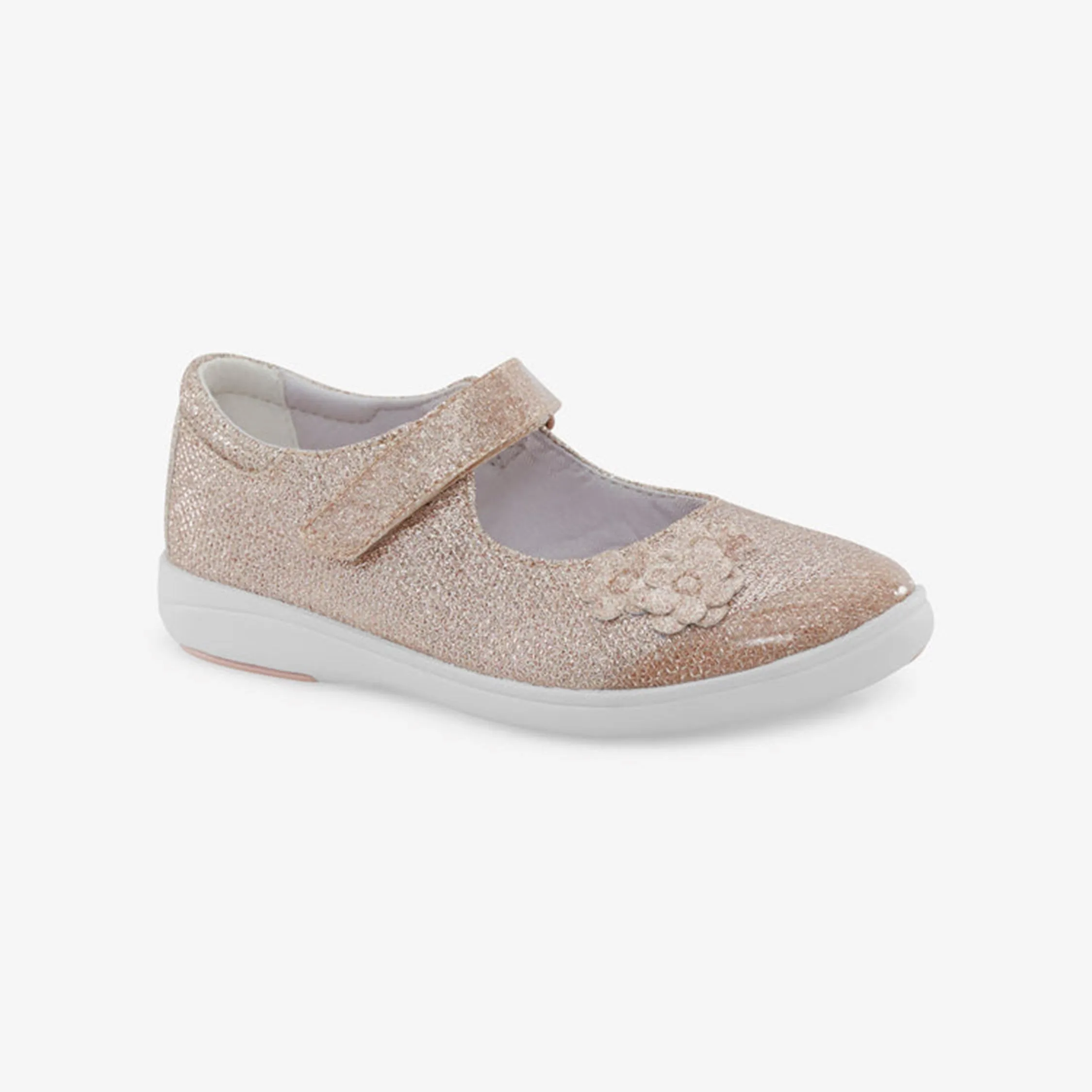 SR Holly Mary Jane Sparkle Sneaker - Rose Gold