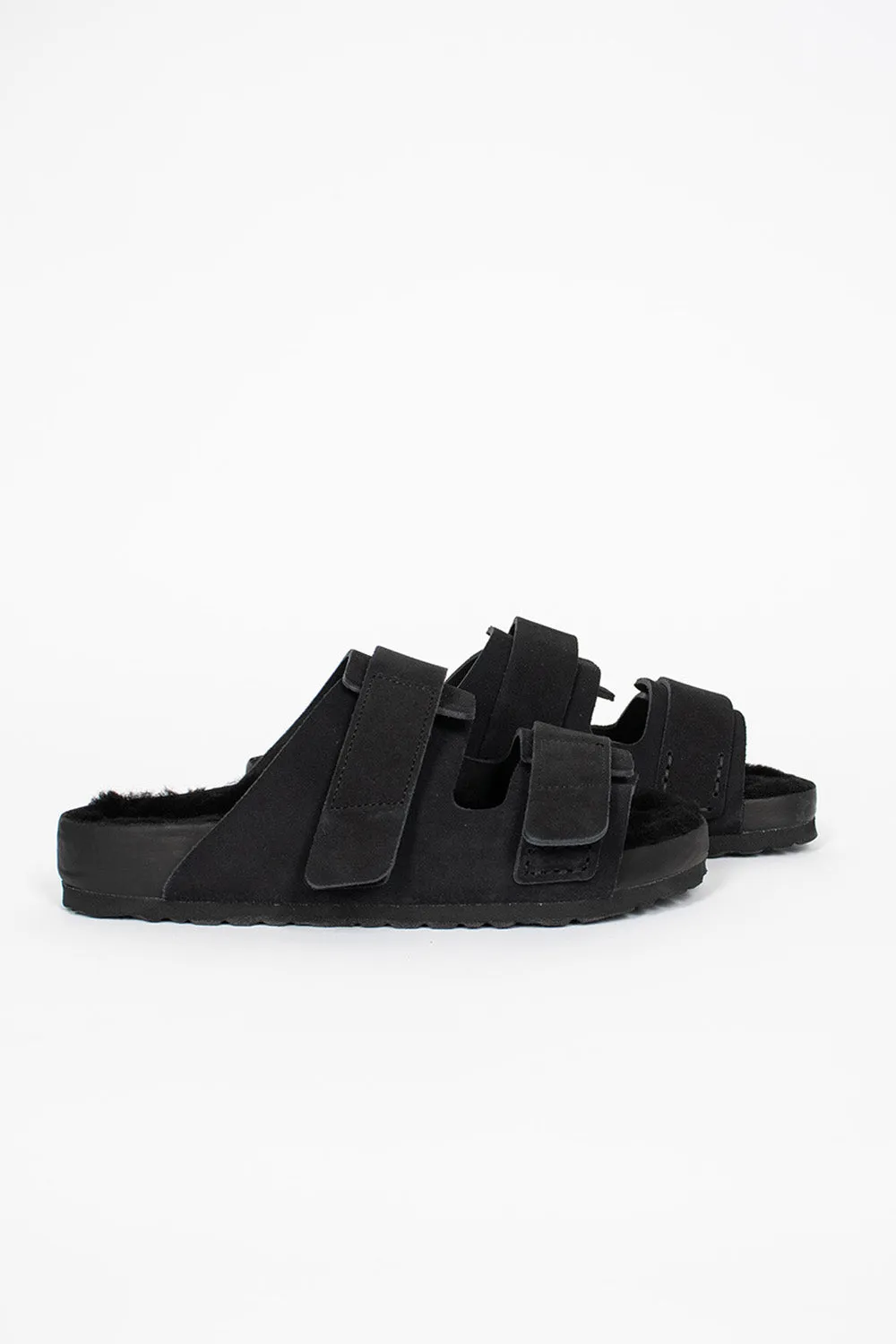 Uji VL Cazador Shearling Sandal Slate