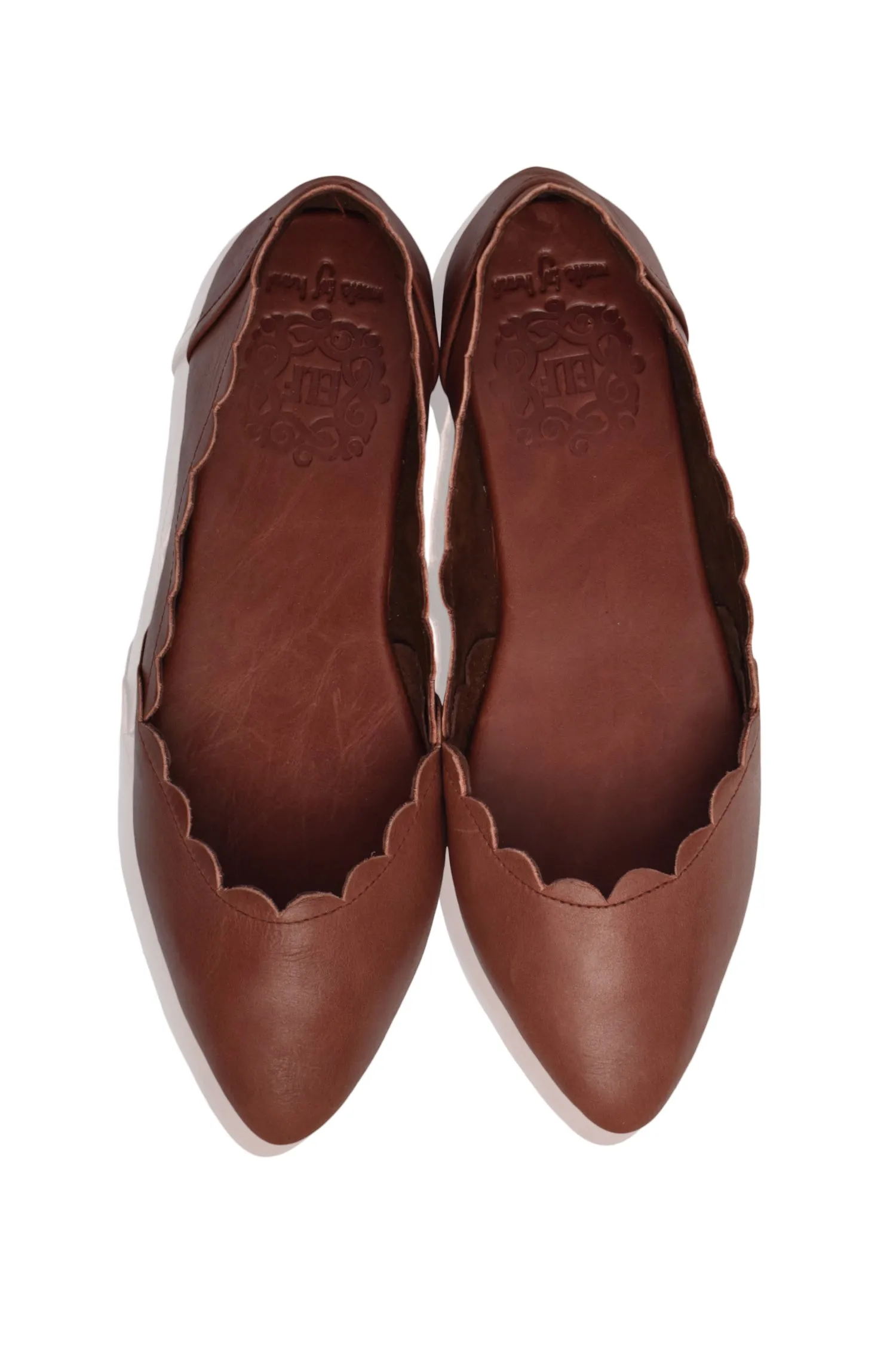 Valentina Leather Ballet Flats