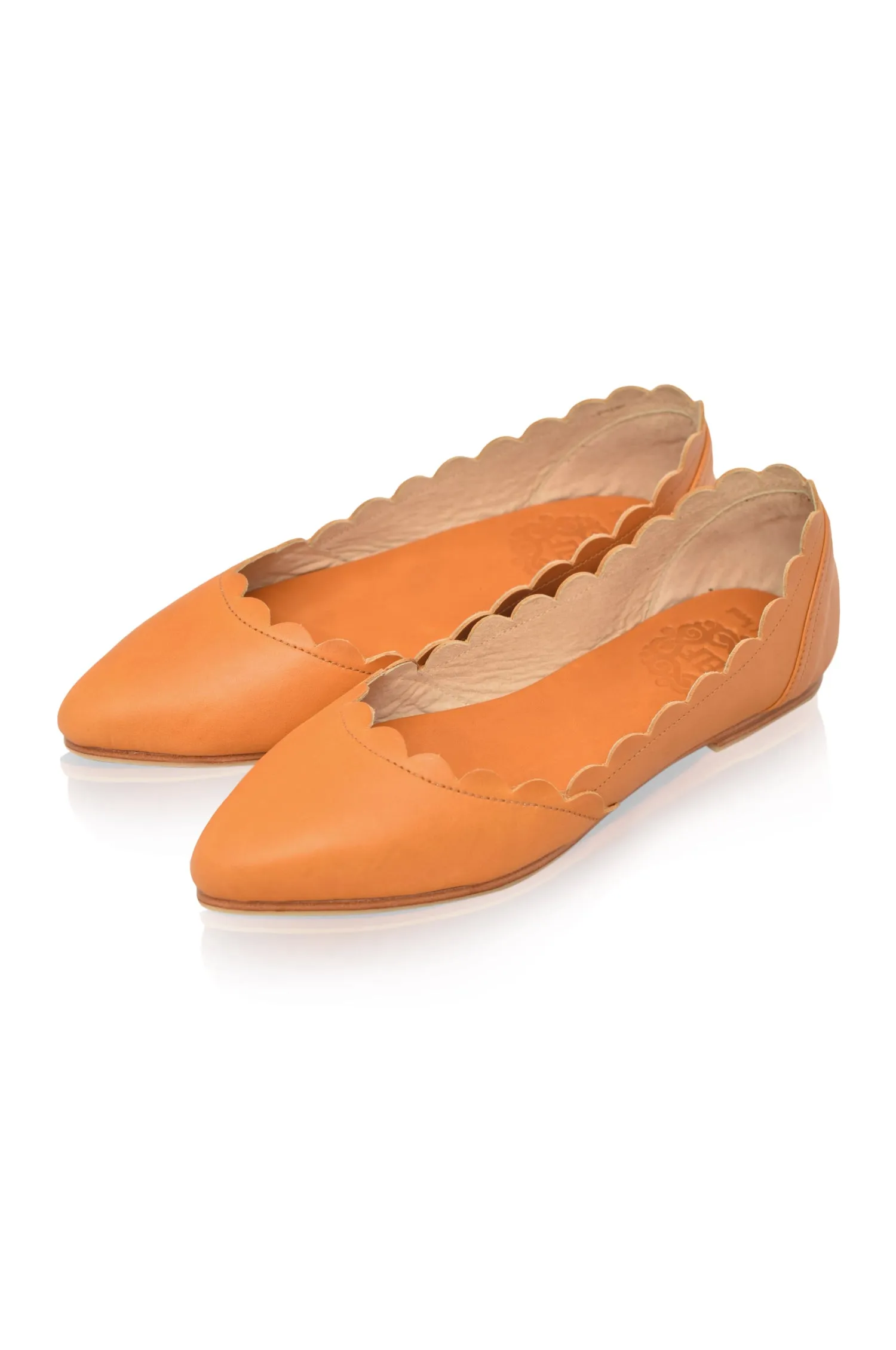 Valentina Leather Ballet Flats