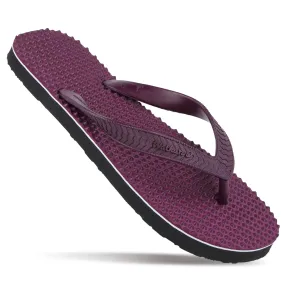 Walkaroo Gents Flip Flop Thong  - HG165 Grape Black