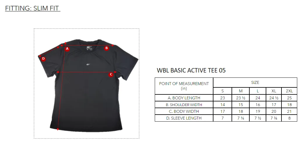 WBL BASIC ACTIVE TEE 05