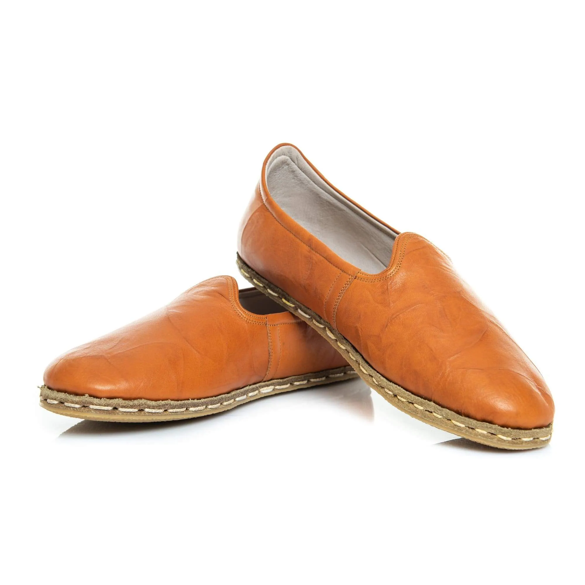 Women's Camel Slip On Shoes