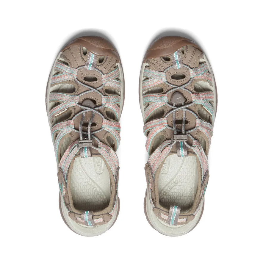 Women's Whisper  |  Taupe/Coral